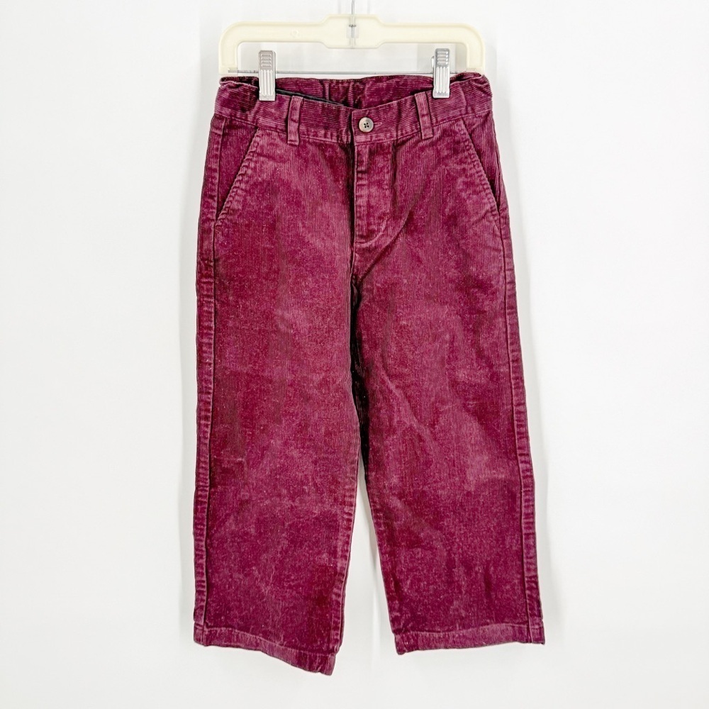 Janie and Jack Burgundy Casual Corduroy Bottoms